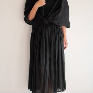 Maxi Dress funky elegant mix silk1190...1 dress 10 ways to wear S-L image 9