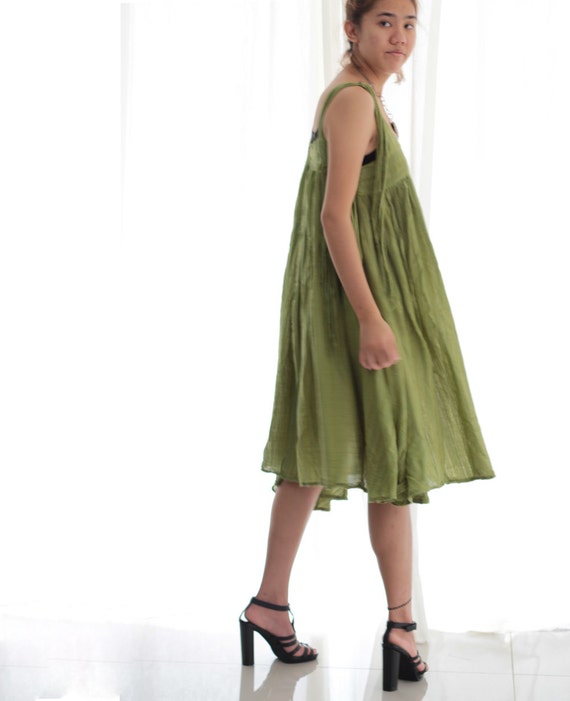 Cotton dresses knee length cheap