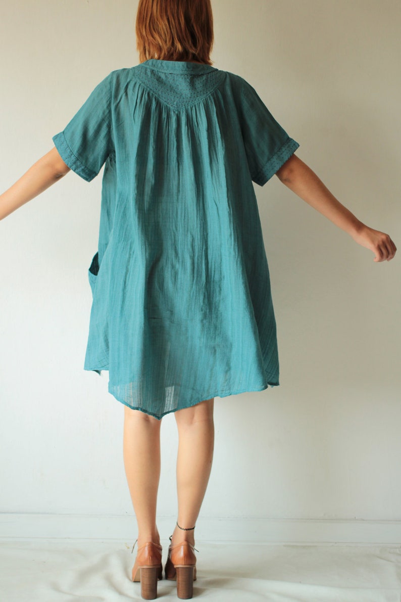 Kurta Tunic dress Linen/ cotton one size fit most03 image 5