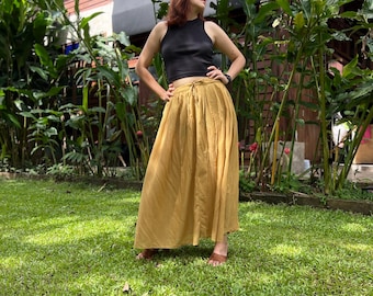 Full maxi boho skirt.. 100% cotton (one size fits S-L) hippie skirt
