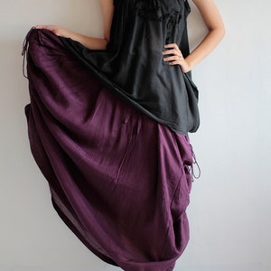 Blouse/Tank top....Black No.14 and more colour available cotton mixed silk M 1138 image 5