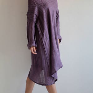 Simple dress...black and all colour available soft cotton/linen with lining S,M,L,XL,XXL, 1409 image 4
