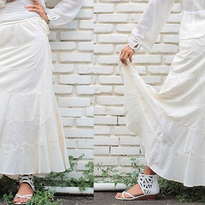 Skirt full long ...100% cotton all size/all color S 421 image 2