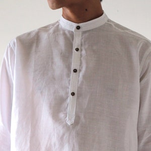 Men's Polo Collar Shirt With Buttons 100% Linen B 5706 - Etsy