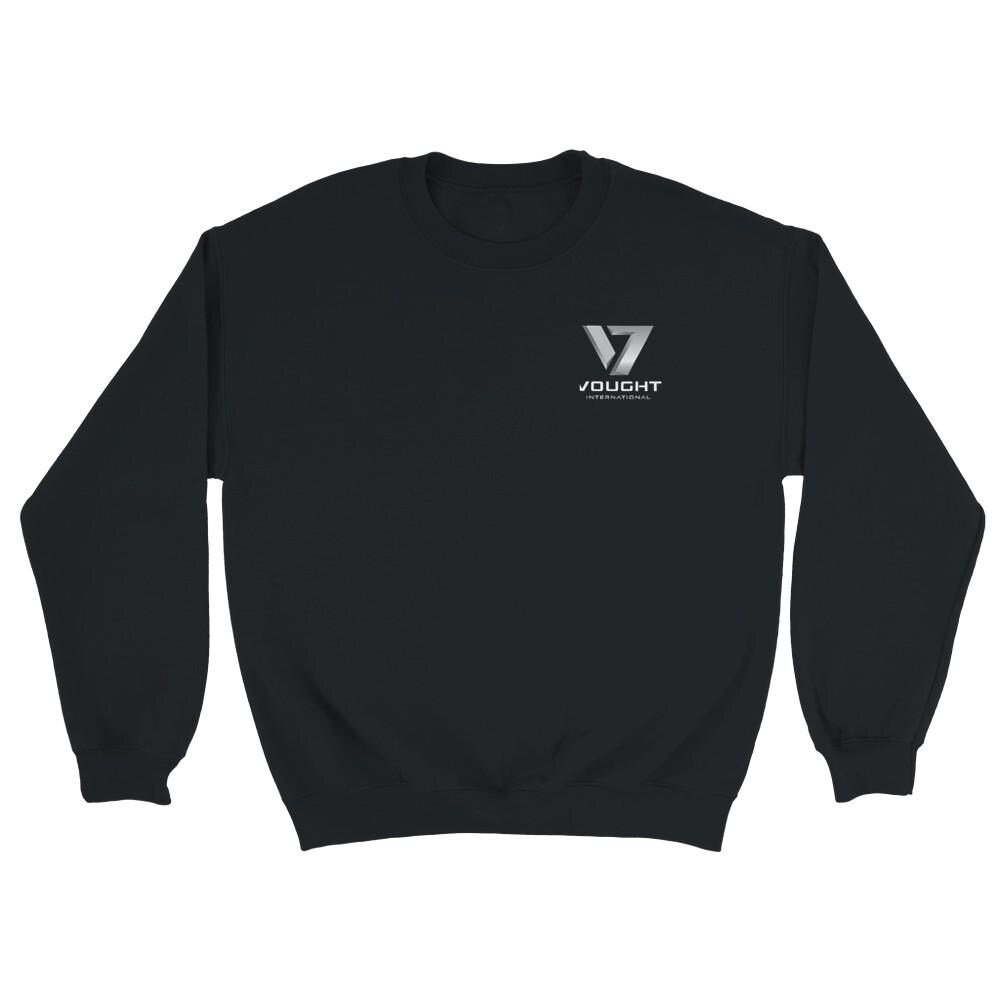 Vought International Logo Tv Show Hoodie Funny Gift S Series Fan Merchandise Vintage Design Birthday Present Sweatshirt Valentine'S Day Gift Onlytee Design Foryou