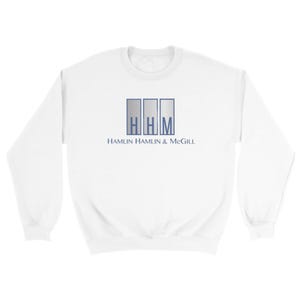 Hamlin Hamlin & McGill Logo Better Call Saul Hoodie Funny Gift TV Series Fan Merchandise Rustic Design Birthday Present Unique Decor