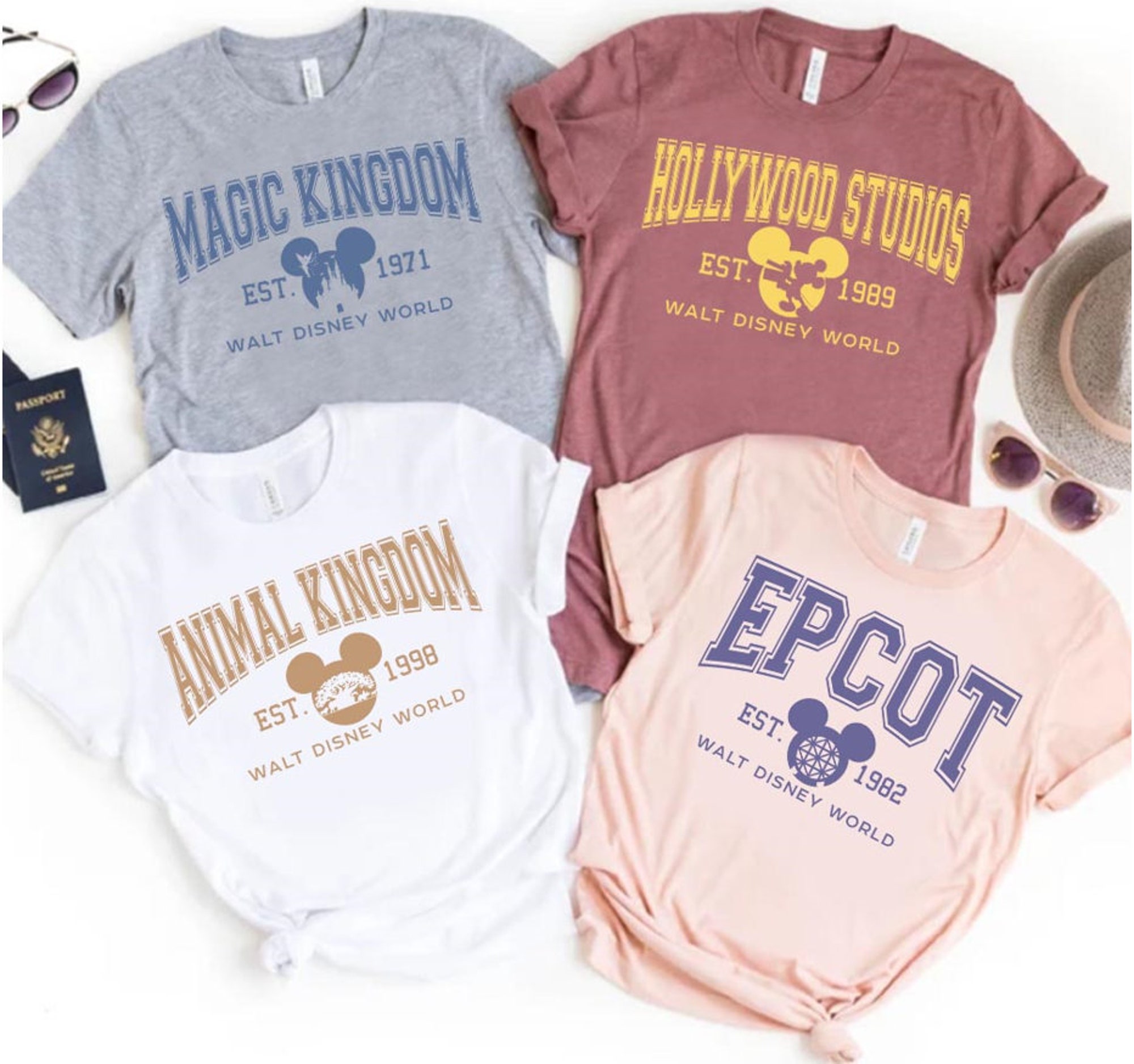 Disney World Shirt, Disney Retro Shirt, Vintage Walt Disney World Shirt, Magic Kingdom, Epcot, Animal Kingdom, Hollywood Studios