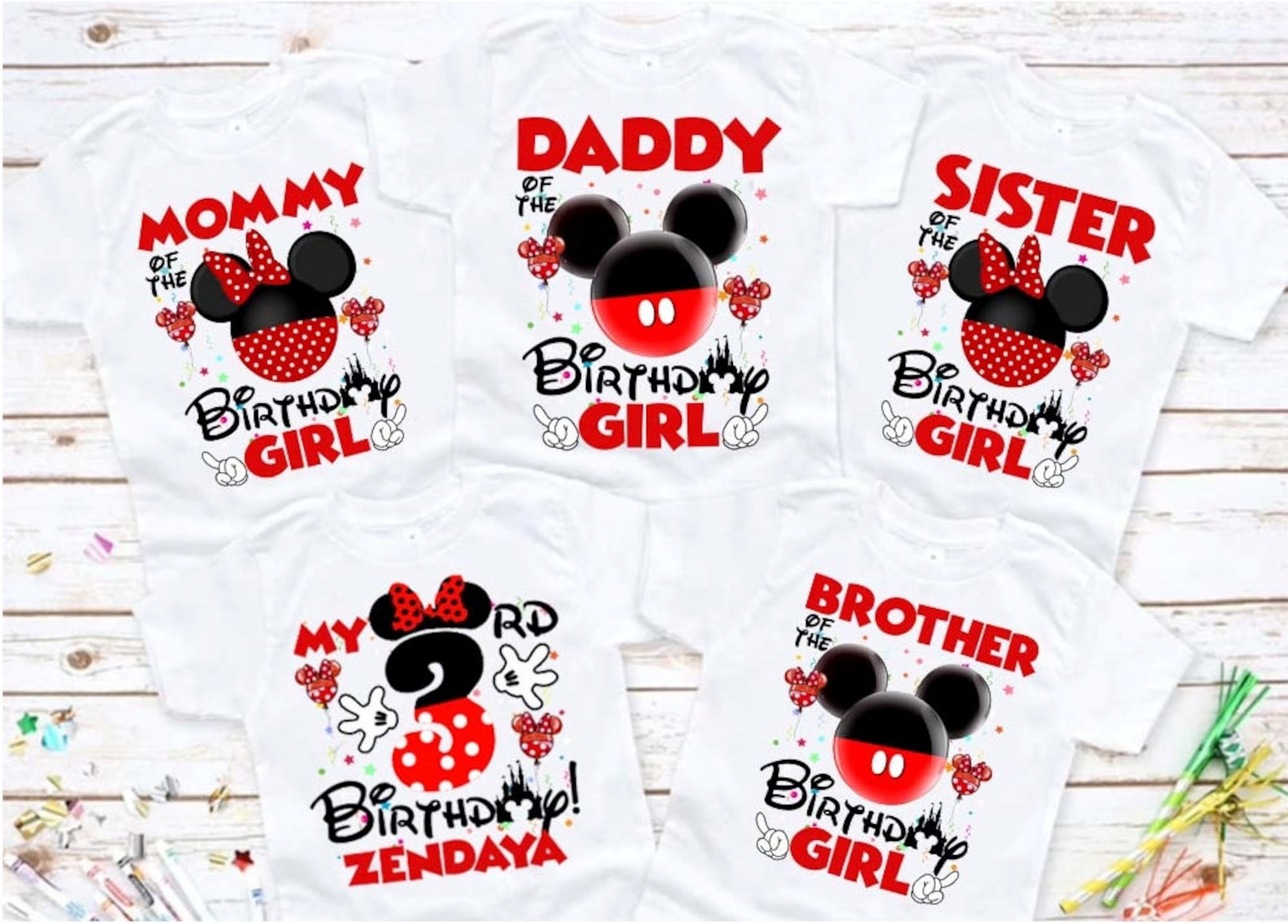 Discover Minnie Mickey Birthday Shirt, Disney Family Birthday Shirts, Disney Birthday Matching shirts, Disney Birthday Boy/Girl Shirt, Disney Party