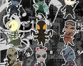 Alien Metal Gear Solid Keychains
