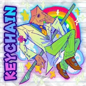 Guilty Gear Faust keychain