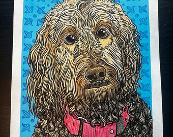 Retrato personalizado de mascota