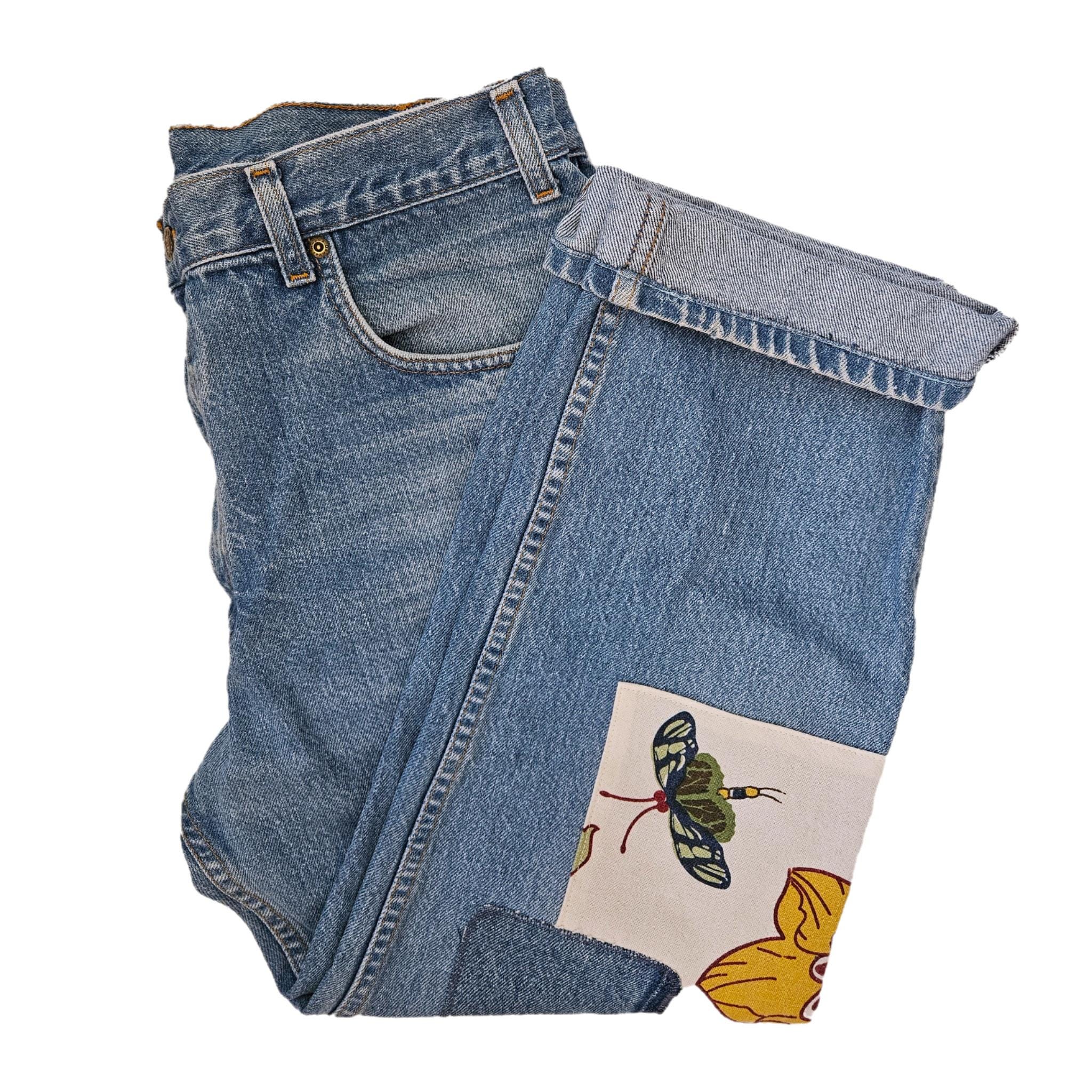 Jean Stretch Femme Taille Basse - Taille 6-14 (tour De Taille 76-92 Cm) - Neuf Sans étiquettes - Coton/élasthanne