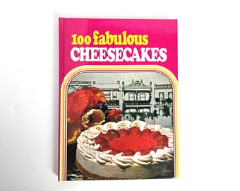 Vintage Cookbook. 1977 Cookbook. Cheesecake Recipes. Vintage Book. 70's. Recipe Book.