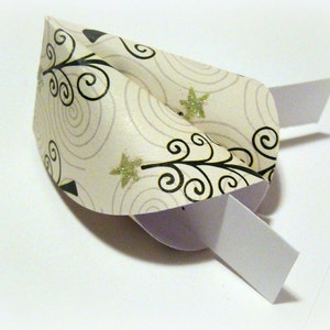 Christmas Origami Fortune Cookies Set of 25 image 3