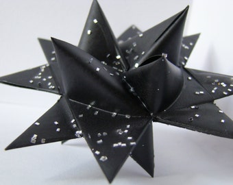 Moravian Stars - Black - Set of 5