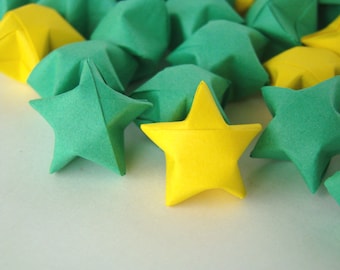 100 Origami Lucky Stars - John Deere Colors, Farm Party