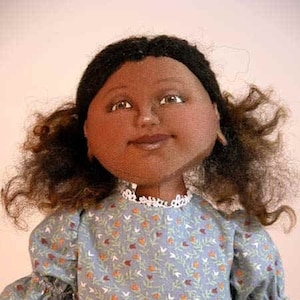 Cecelia cloth doll E-PATTERN