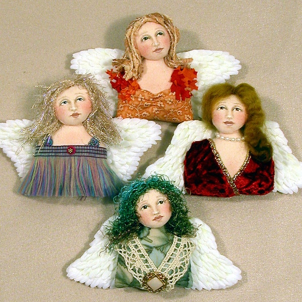 Heavenly Wings pin doll or ornie E-PATTERN