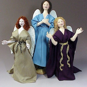 Serafina, 15-inch angel stump doll E-PATTERN