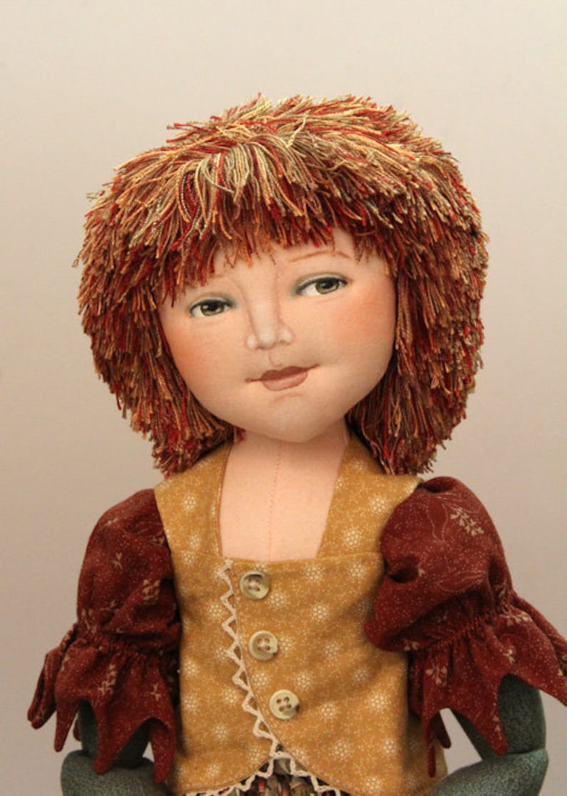 Averill, 18-19 inch cloth doll E-PATTERN image 1