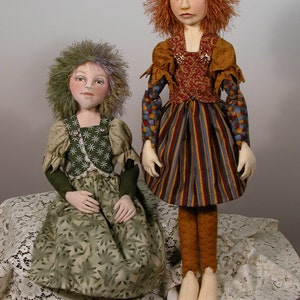 Averill, 18-19 inch cloth doll E-PATTERN image 2