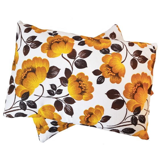 rectangle mustard cushion