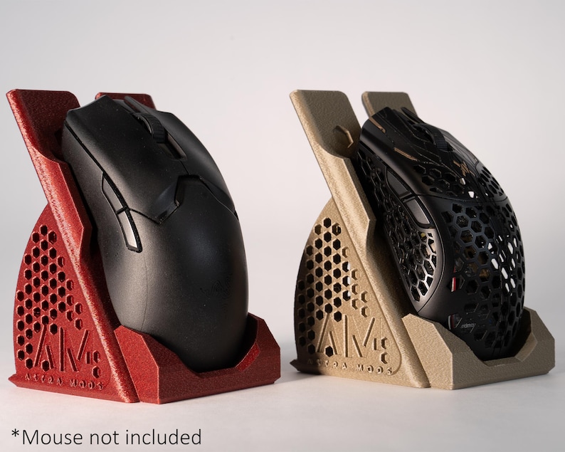 Orion Mouse Stand | 3D Printed Gaming Mouse Dock With Cord Storage - Etsy