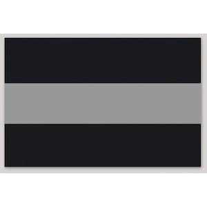 Thin Silver Line Correctional Officer Vinyl Sticker - Multiple Sizes Available
