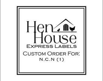 Custom Order for N.C.N.