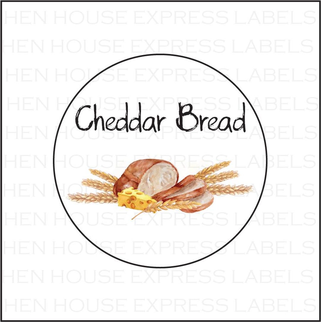 40 Cheddar Bread Labels Stickers - Etsy