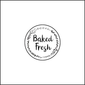 96 Baked Baked Fresh Labels Stickers