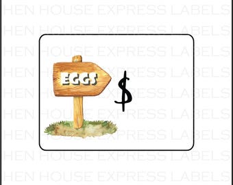 48 Eggs Price Tag Labels Stickers