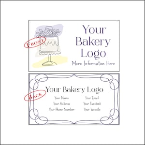 40 Bakery Logo Business Cards