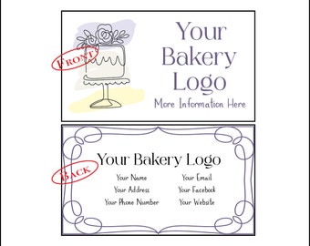 40 Bakery Logo Business Cards