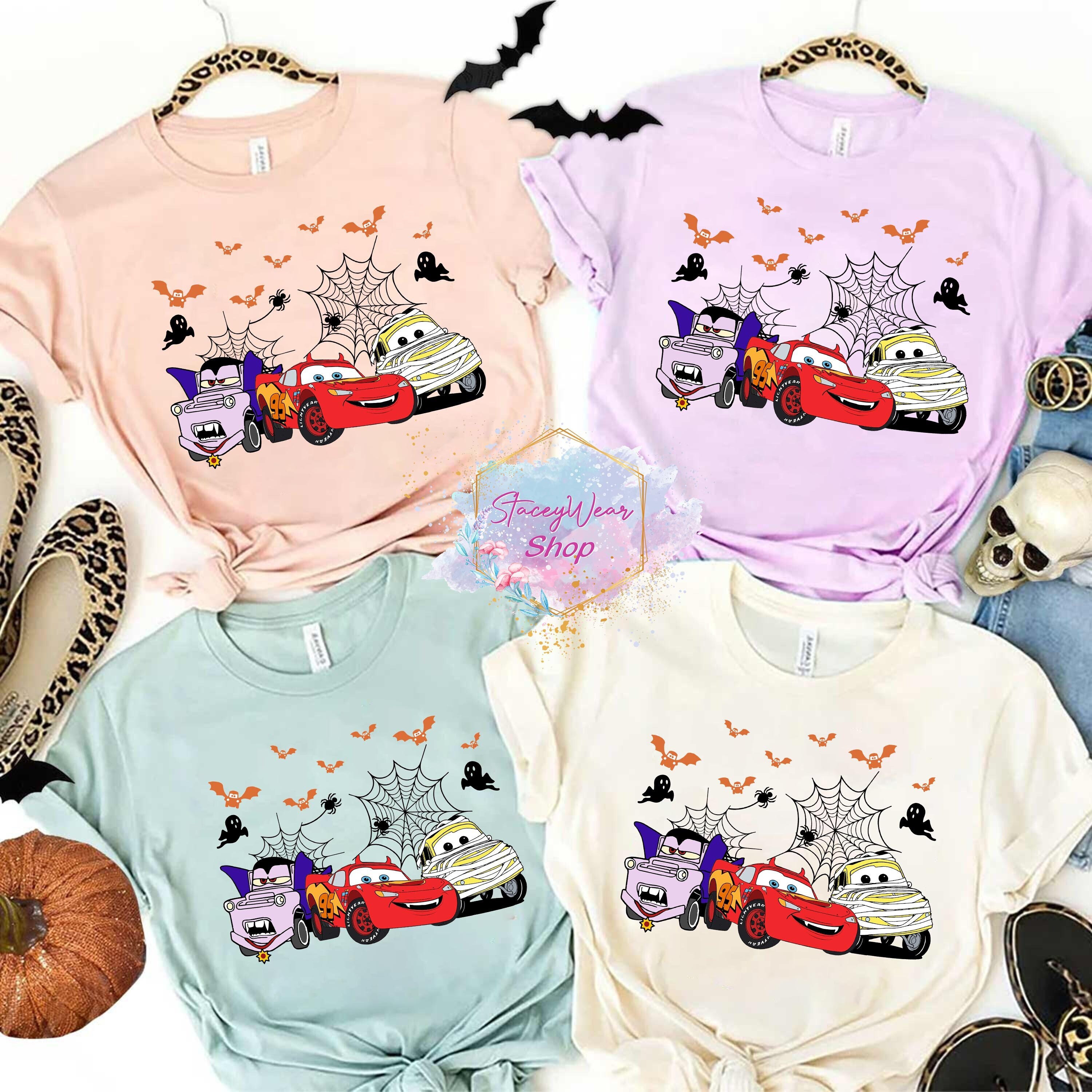 Discover Disney Cars Halloween, Lightning McQueen Halloween T-Shirt