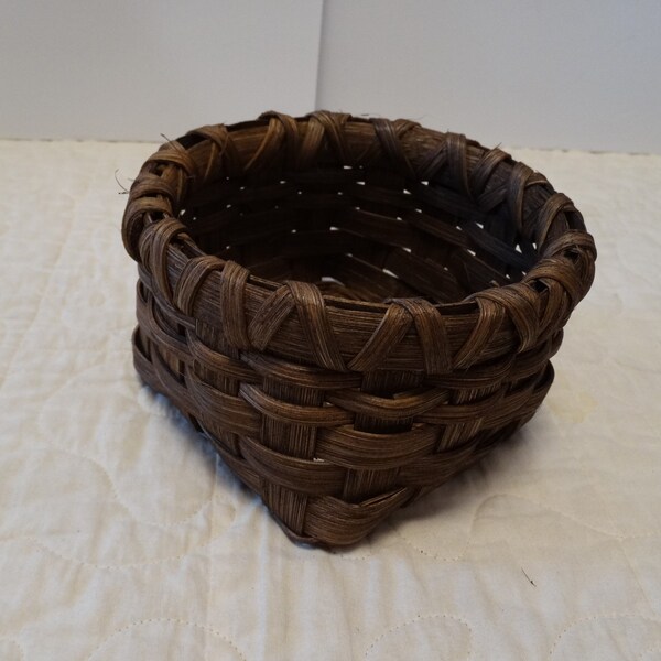 Hand Woven Basket Etsy