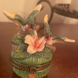 Hummingbird Trinket Box