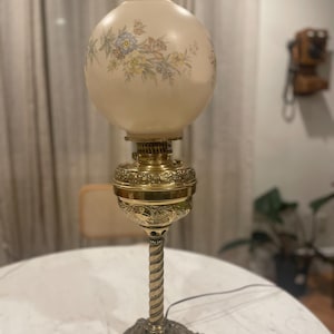 Vintage Brass Table Lamp