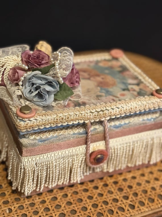 Victorian Shabby Chic Keepsake Box