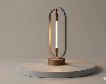 Modern Concrete Desk Lamp -Table Lamp