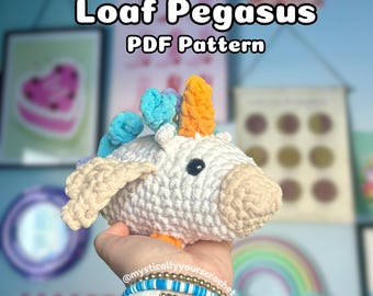 簡単に編めるペガサスのかぎ針編みぬいぐるみのパターン（PDF） – Amigurumi Digital Download