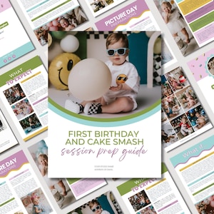 Cake Smash Guide: Client Prep Template for First Birthday Photographers