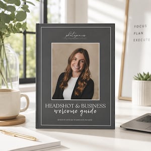 Headshot Guide Template, Editable Canva Client Prep for Photographers