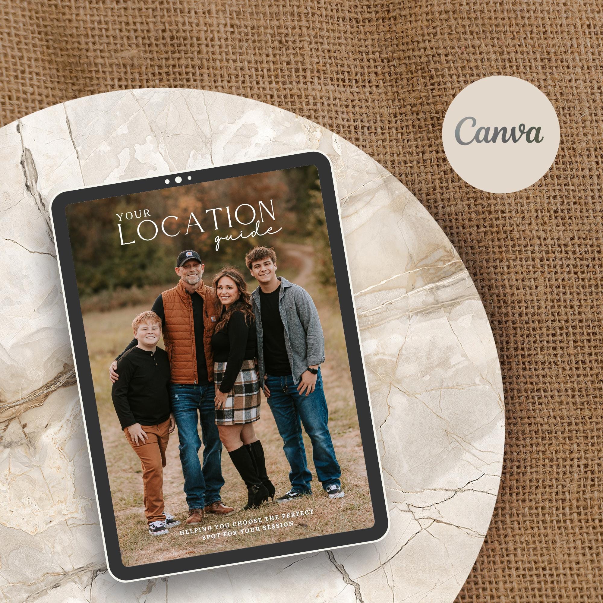 Photography Session Location Guide.pdf Photography Location Guide Template for Photographers | Photo Session ...
