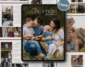 Location Guide Photography Template for Photographers | Photo Session Options | Editable in Canva