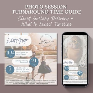 Photography Turnaround Time Guide | Client Gallery Delivery Timeline