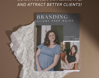 Branding Photography Guide Template | Session Prep Planner | Canva for Photographers