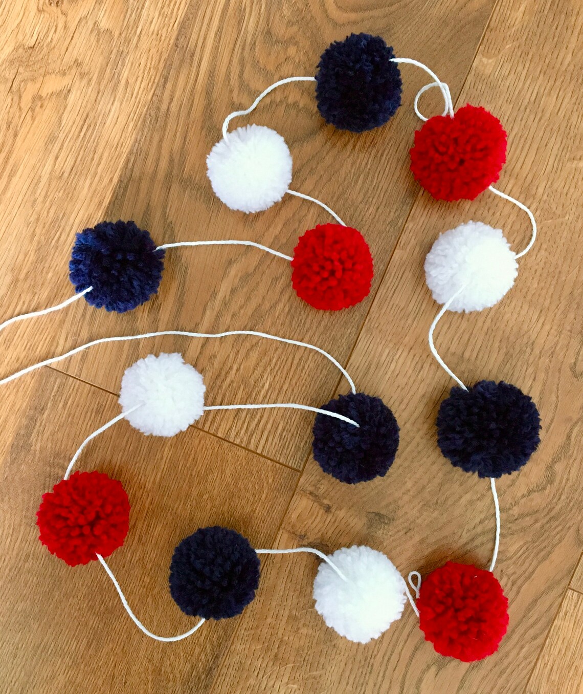 red and white pom pom garland red and white pom pom garland