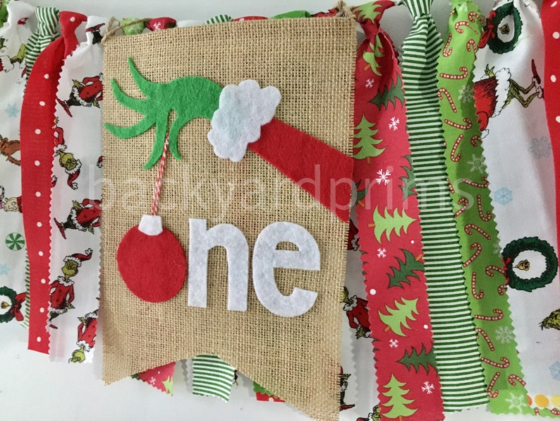 High Chair Bannerfabric Garland1st Birthday Decor Mantel Etsy