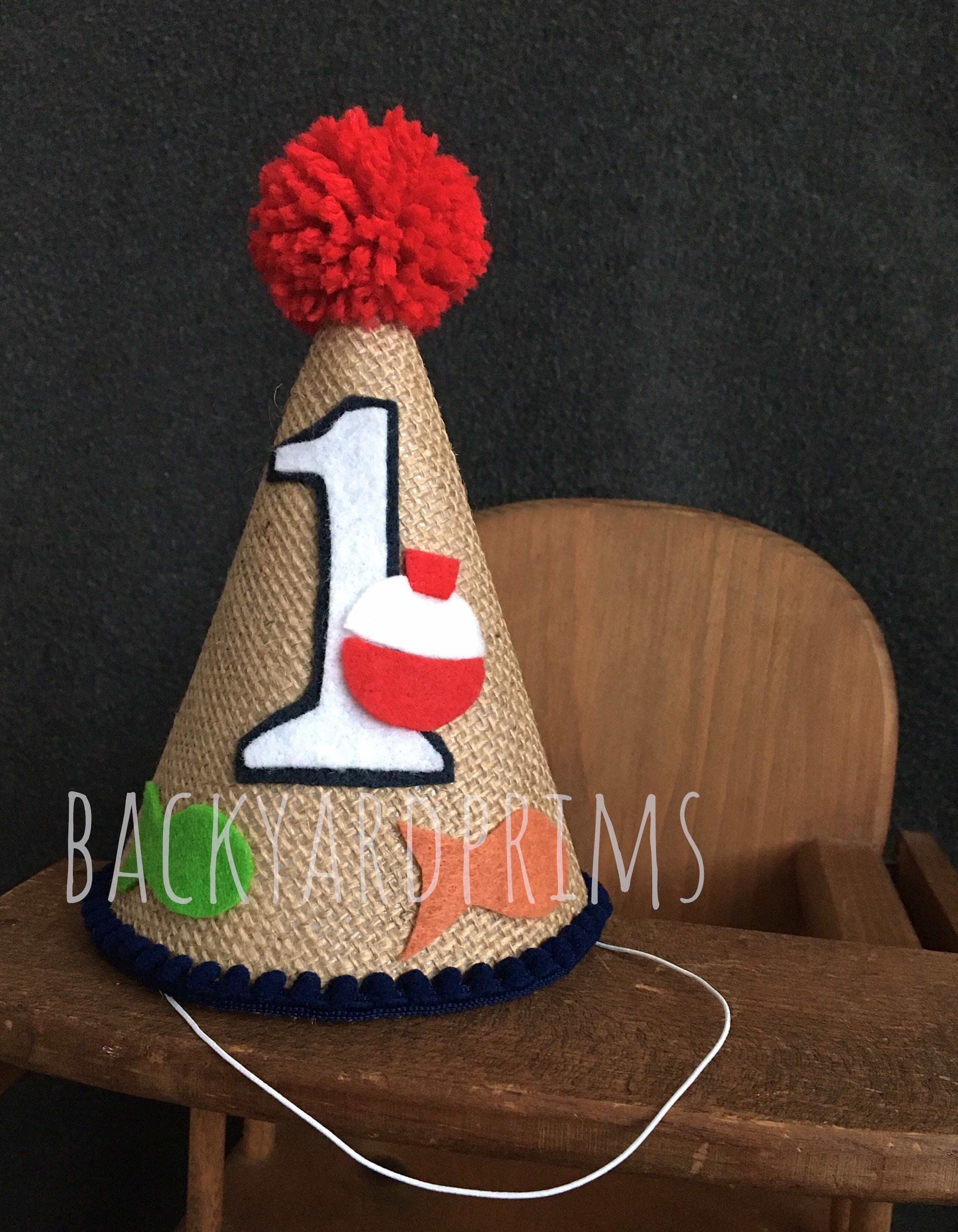 Fishing Birthday Party Hat Kids 